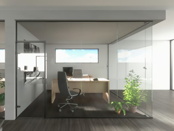 MAGNA PARS - Modular system for glass partitions by GH ITALY - view 2